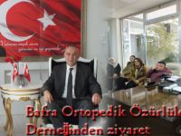 Bafra Ortopedik Özürlüler Derneğinden ziyaret