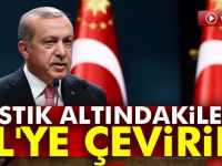Cumhurbaşkanı Erdoğan: Yastık altındakileri TL'ye çevirin