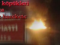 İnşaat ustaları Bafra itfaiyesini harekete geçirdiler