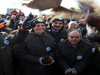 Bakan Eroğlu ve Kılıç 200 sülünü doğaya saldı