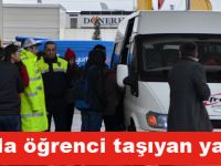 Bafra'da fazla öğrenci taşıayan servislere ceza yağdı