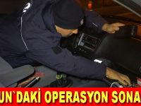 Samsun'daki "Huzur Türkiye" asayiş uygulaması sonucu