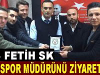 1453 Fetih SK İlçe Spor Müdürünü ziyaret etti