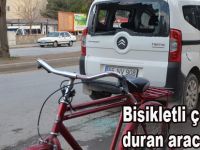 Bisiklet ile kaza yapan çocuk yaralandı