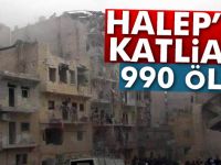 Esad rejimi Halep’te sivilleri katletti