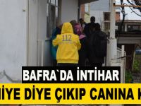 Bafra'da Mevlana mahallesinde intihar