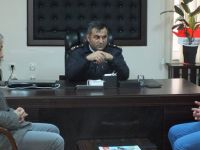 Bafraspor yönetiminden Emniyete taziye ziyareti