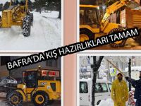 Bafra Belediyesi kışa hazır