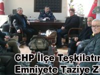 CHP İlçe teşkilatından Bafra emniyetine taziye ziyareti