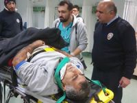 Buzda kayan kamyon tıra çarptı: 1 yaralı