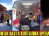 Alaçam`da hasta kurtarma operasyonu