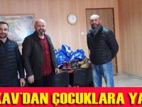 TÜRKAV`dan çocuklara yardım