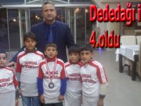 DEDEDAĞI ŞEHİT İSA KURT İLKOKULU'NA SATRANÇTA 4. LÜK MADALYASI