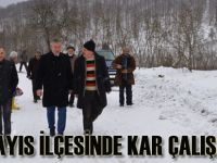 19 Mayıs 7/24 karla mücadele ediyor