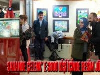 ŞAHANDE ÇELENK' E 3000 KİŞİ İÇİNDE RESİM JÜRİ ÖZEL ÖDÜLÜ