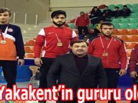 Yakakent'in gururu oldular