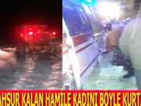 Hastaneye ulaştırılan kadının ve bebeğin durumu iyi