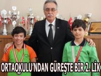 ATATÜRK ORTAOKULU’NDAN GÜREŞTE BİR 2. LİK ÜÇ 3. LÜK