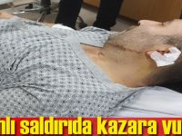 Silahlı saldırıda kazara vuruldu