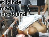 Market içinde tartışmada 3 kişi bıçaklandı