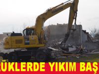 Yörükler Beldesinde yıkımlar başladı