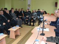 Alaçam Kaymakamı Çağlar Muhtarlar ile bir arya geldi