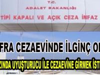 Bafra Cezaevinde akıl almaz olay