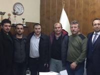 BAFRA TÜRK EĞİTİM SEN’DEN PROF.DR .CÜNEYT ÇIRAK’A ZİYARET