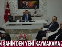 Şahin`den Kaymakam Türkel`e ziyaret