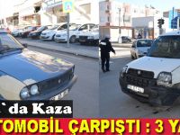 Tosköy Kavşağında kaza 3 yaralı