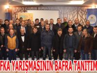 UFKA YARIŞMASININ BAFRA TANITIMI YAPILDI