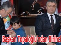 Başkan Topaloğlu’ndan Birinciye Altın