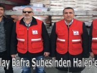 Kızılay Bafra Şubesinden Halep’e Yardım