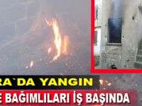 Uyuşturucu madde kullananlar binayı ateşe verdi