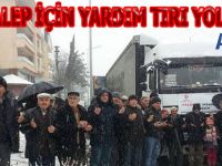 Alaçam'dan Halep'e Yardım Tırları Uğurlandı