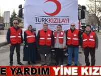Halep şehrine 1 tır dolusu yardım gönderildi