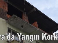 Bafra'da Yangın Paniği