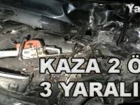 Yakakent'te kaza 2 Ölü 3 Yaralı
