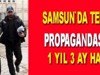 İnşaat işçisine terör propagandası suçundan 1 yıl 3 ay hapis