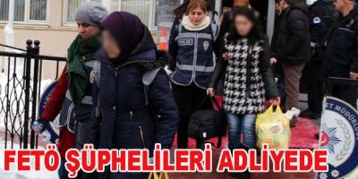 FETÖ Şüphelisi 15 Kişi Adliyede
