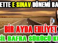 Sürücü belgesinde e sınav dönemi başladı