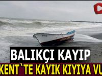 Yakakent'de kayık battı bir kişi kayıp