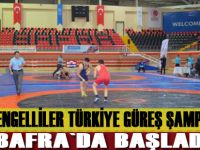 İşitme engelliler şampiyonası Bafra`da başladı