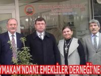 BAFRA KAYMAKAM'NDANI EMEKLİLER DERNEĞİ'NE ZİYARET