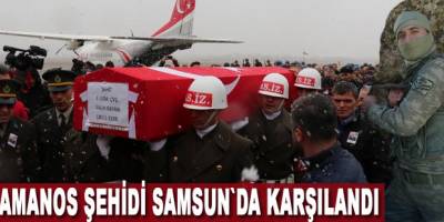 Amanos şehidi memleketinde gözyaşlarıyla karşılandı