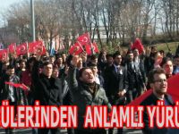 19 MAYIS ÜNİVERSİTESİ  (OMÜ) ÜLKÜCÜLERİNDEN  ANLAMLI YÜRÜYÜŞ
