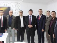 TÜRK EĞİTİM SEN BAFRA KAYMAKAMI ALİ FUAT TÜRKEL’İ MAKAMINDA ZİYARET ETTİ