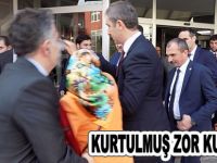 BAŞBAKAN YARDIMCISI NUMAN KURTULMUŞ ZEYNEP ÇİÇEK'TEN ZOR KURTULDU