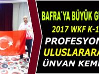 Bafra`nın gururu oldu