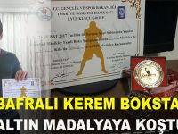 BAFRALI KEREM BOKSTA ALTIN MADALYAYA KOŞTU